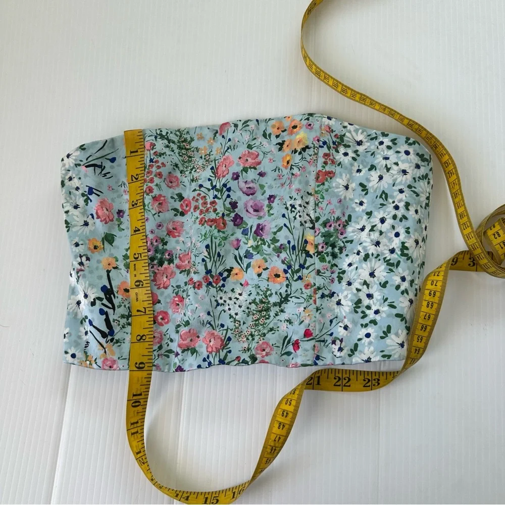 Alice + Olivia Ceresi Floral Smocked Bandeau Top, 6 - Picture 12 of 15